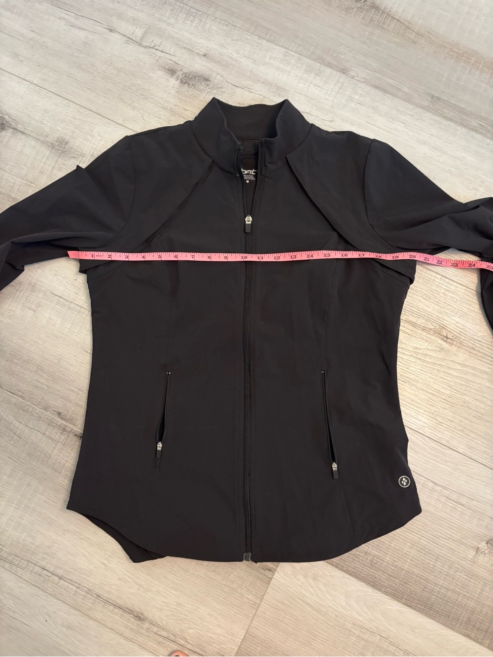 Jofit Black Convertible Golf Jacket Vest Zip-Off Sleeves Magnetic Trim M - Picture 13 of 15